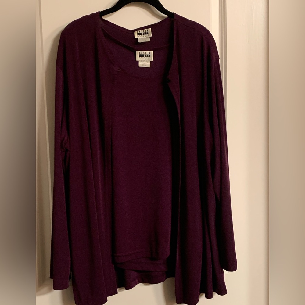 Leslie Fay Tank & Jacket